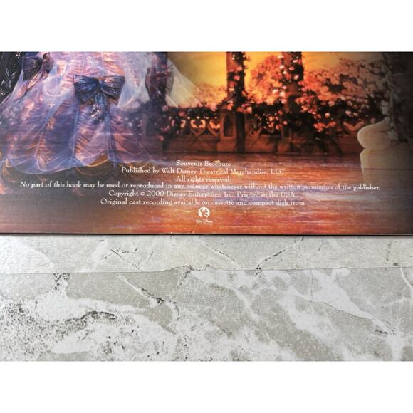 Beauty And The Beast Souvenir Program Disney Broadway Musical Play - Picture 3 of 5